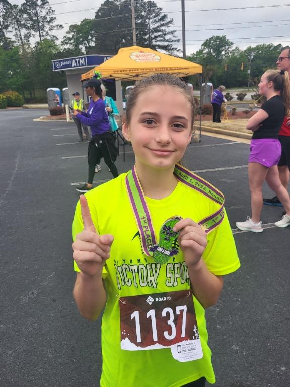 10 and under girls 1st place winner- Aspyn Kimball age 10
